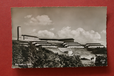 Ansichtskarte AK Schleiden Gemünd Eifel 1950er Jahre ehemalige NS Ordensburg Vogelsang Architektur Ortsansicht NRW